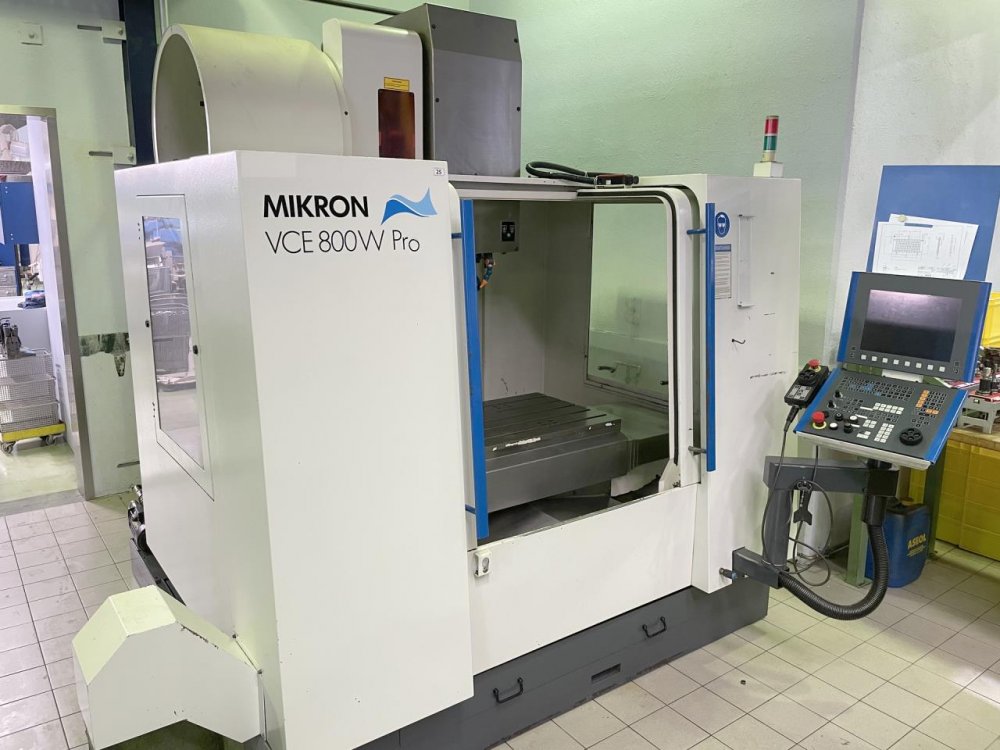 Machining center vertical spindle MIKRON VCE 800 W Pro