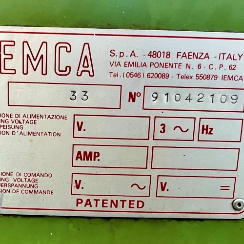 Alimentatore di barre IEMCA mod. T560/33/P