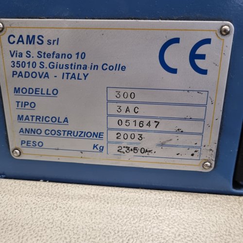 Ranuradora CAMS 300 3 AC CNC