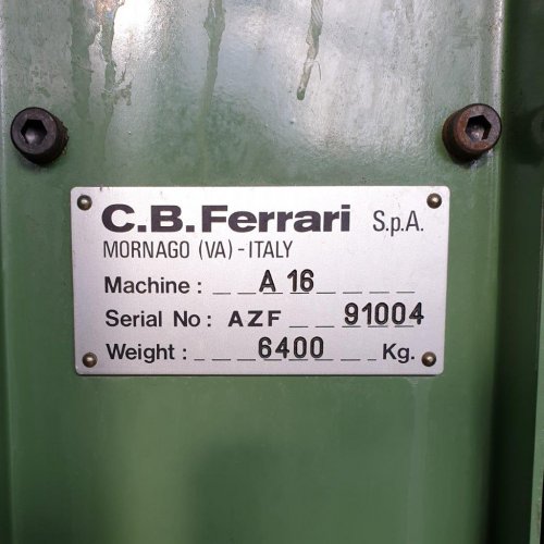 Milling machine universal Ferrari C.B. A16