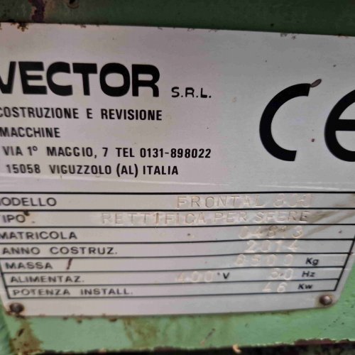 Rectificadora varie RETTIFICA PER SFERE VECTOR FRONTAL 800 CNC